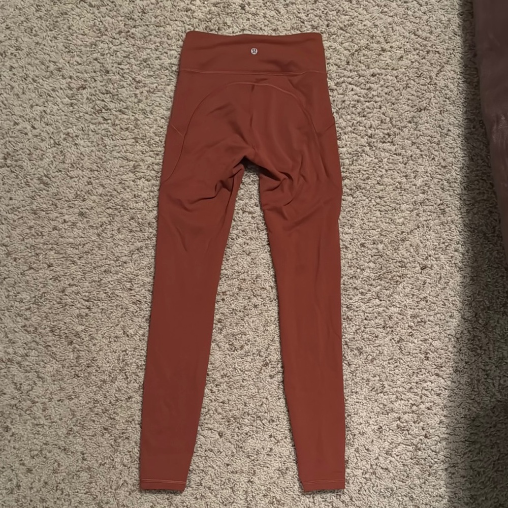 Lululemon Size Small Rust Leggings